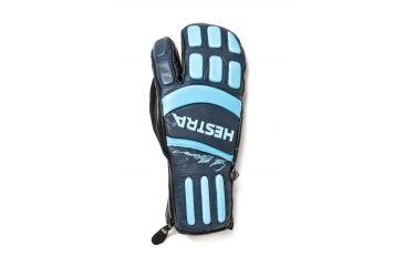 Image of Hestra Seth Morrison 3-Finger Pro Glove - Men's-Navy/Turquoise-7