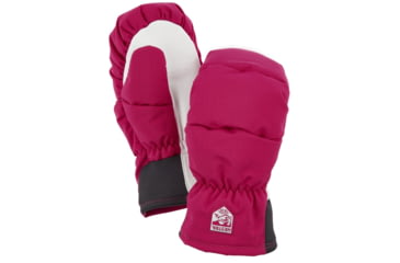 Image of Hestra Swisswool Merino Jr Mittens - Kids, Fuchsia, 7, 32971-930-7