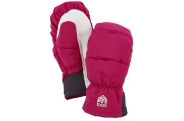 Image of Hestra Swisswool Merino Jr Mittens - Unisex, Fuchsia, 3, 32971-930-03