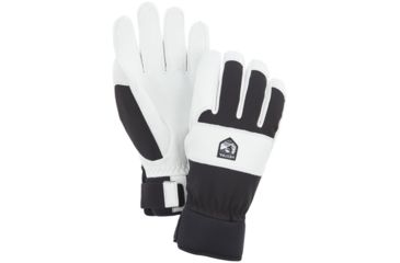 Image of Hestra Vernum Spring Glove - Unisex, Black/Off White, 7, 31550-100020-07