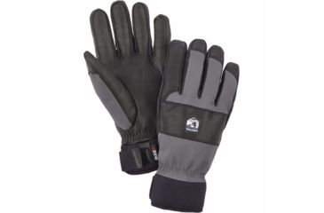 Image of Hestra Vernum Spring Glove - Unisex, Grey/Black, 6, 31550-350100-06