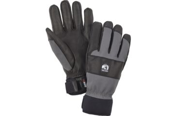 Image of Hestra Vernum Spring Glove - Unisex, Grey/Black, 7, 31550-350100-07