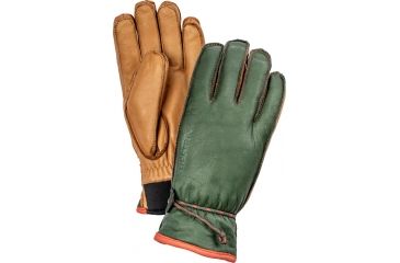 Image of Hestra Wakayama Gloves - Men's-Forest/Cork-11