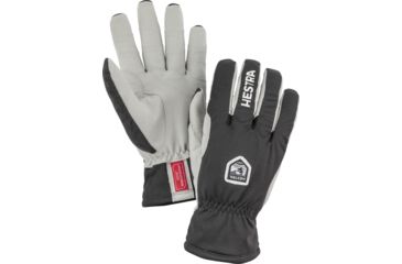 Image of Hestra Windstopper Ergo Grip Touring 5 Finger Glove - Unisex, Black, 5, 37110-100-05