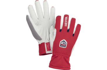 Image of Hestra Windstopper Ergo Grip Touring 5 Finger Glove - Unisex, Red, 06, 37110-560-06