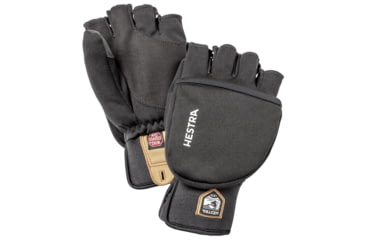 Image of Hestra Windstopper Pullover Mitt, Black, 6, 35141-100-6