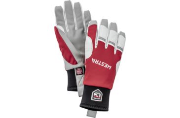 Image of Hestra Windstopper Racer Tracker Glove - Mens-Red-11