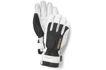 Image of Hestra XCR Short Gloves - Men's-Black/Off White-6
