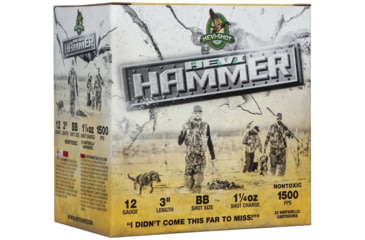 Image of HEVI-Shot 12 Gauge 1 1/4oz 3in Shotgun Ammo, BB Shot, 25 Rounds, HS28088