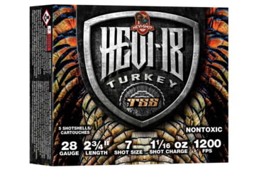 Image of HEVI-Shot HEVI-18 28 Gauge 1 1/16 oz 2 3/4 in Shotgun Ammo, #7, 5 Rounds, HS7257