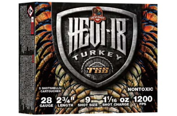 Image of HEVI-Shot HEVI-18 28 Gauge 1 1/16 oz 2 3/4 in Shotgun Ammo, #9, 5 Rounds, HS7259