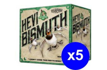Image of HEVI-Shot HEVI-BISMUTH WATERFOWL 20 Gauge 1 1/8 oz 3in #6 Centerfire Shotgun Ammo, 125 Rounds