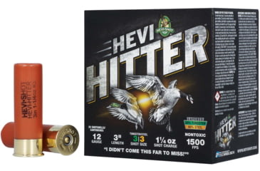Image of HEVI-Shot Hevi-Hitter 12 Gauge 1-1/4oz 3in Shotgun Ammo, #3, 25 Rounds, HS28033