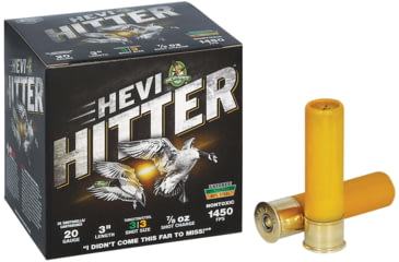 Image of HEVI-Shot Hevi-Hitter 20 Gauge 7/8Oz 3 inch Shotgun Ammo, #3, 25 Rounds, HS29033