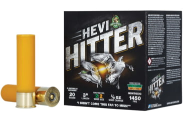 Image of HEVI-Shot HEVI-Hitter 20 Gauge 7/8oz 3in Shotgun Ammo, 2 Shot, 25 Rounds, HS29022