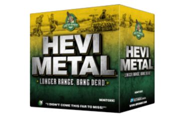 Image of HEVI-Shot HEVI-Metal Longer Range Shotgun Ammunition, 12 gauge, 2 Shot Size, 3.5 inch Shell Length, 1-1/2 oz Load, 25-Shotshells, 2, 38502