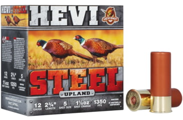 Image of HEVI-Shot HEVI-Steel 12 Gauge 1 1/8oz 2 3/4in Shotgun Ammo, 5 Shot, 25 Rounds, HS61225