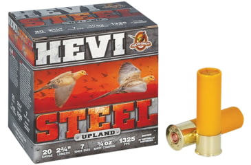 Image of HEVI-Shot HEVI-Steel 20 Gauge 1oz 2-3/4in Shotgun Ammo, 7 Shot, 25 Rounds, HS62027