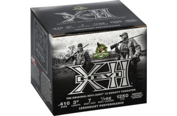 Image of HEVI-Shot Hevi XII 12 Density 410 Gauge 3in Shotshell Ammo, 7 Tungsten Shot, 0.5oz, 25 Rounds, HS54107-25RD