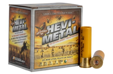 Image of HEVI-Shot Hevi-Metal Pheasant 20 Gauge 7/8 oz 2 3/4in Centerfire Shotgun Ammo, 25 Rounds, 32035