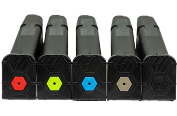 Image of Hexmag Glock 17 Magazine Parts, 4 Pack, Green, HXID4-GLK17-GRN