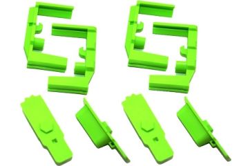 Image of Hexmag AR15 HexID Color ID System, 4 Pack, Green, HXID4-AR15-GRN
