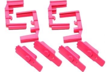 Image of Hexmag AR15 HexID Color ID System, 4 Pack, Pink, HXID4-AR15-PNK