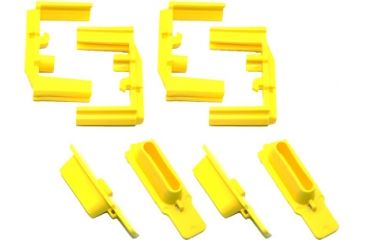 Image of Hexmag AR15 HexID Color ID System, 4 Pack, Yellow, HXID4-AR15-YEL