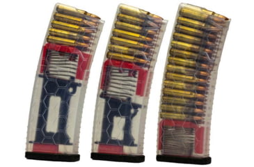Image of Hexmag Series 2 AR-15 5.56x45 15 Round Rifle Magazine, Clear, 15, HX1530-AR15S2-CLR
