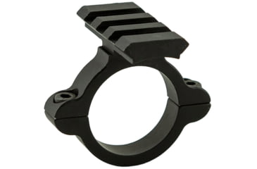 Image of Hi-Lux 30mm Lock Ring with Rail, Matte Black, Small, 30LRWR