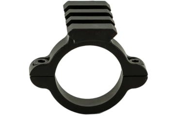 Image of Hi-Lux 30mm Lock Ring with Rail, Matte Black, Small, 30LRWR