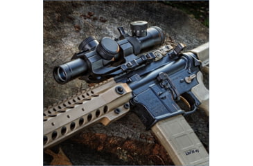 Image of Hi-Lux CMR4-556 1-4X24 Tactical Rifle Scope w/Red Illuminated 556 NATO BDC Reticle, Matte Black, CMR4-556-R, EDEMO1