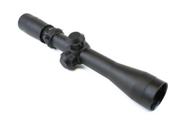 Image of Hi-Lux Optics Long Eye Relief  Rifle Scope, 2-7 x, 32 mm, 1 in, Second Focal Plane (SFP), Post with Center Dot, Matte, Black, LER27X32BDC