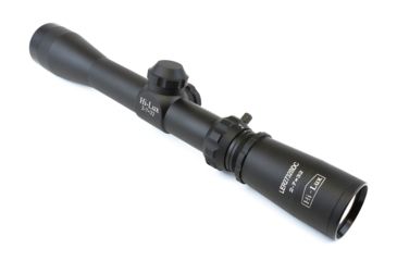 Image of Hi-Lux Optics Long Eye Relief  Rifle Scope, 2-7 x, 32 mm, 1 in, Second Focal Plane (SFP), Post with Center Dot, Matte, Black, LER27X32BDC