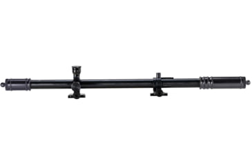 Image of Hi-Lux Optics Malcolm 6X Short Rifle Telescope Adjustable Parallax, BPCR Mounts, Crescent Cuts, Matte Black, M634183P