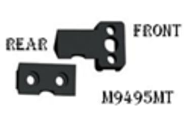 Image of Hi-Lux Optics Marlin 94/95 Mounting Kit, Posa and Crescent Cut - Front and Rear, Matte Black, M9495MT-C