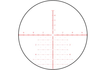 Image of Hi-Lux Optics PR5 5-25X56mm Rifle Scope, 34mm Tube, First Focal Plane, TRACR Reticle, Red Illumination, Matte Black, Small, PR525X56-R