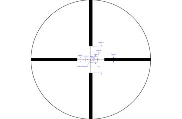 Image of Hi-Lux X-BOW 1-4X24 Crossbow Scope w/ Green Dot Duplex Framing Reticle, Matte Black, Small, ART X-BOW