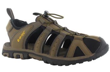 Image of Hi-Tec Cove Sandal - Men's-Brown/Taupe/Core Gold-Medium-11