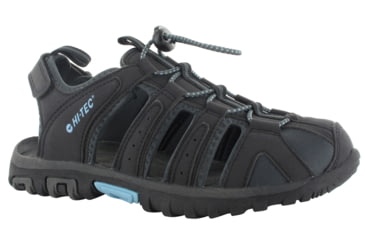 Image of Hi-Tec Cove Sandal - Women's-Black/Charcoal/Forget Me Not-Medium-8