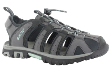 Image of Hi-Tec Cove Sandal - Women's-Grey/Charcoal/Sprout-Medium-7
