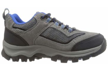 Image of Hi-Tec Hillside Low WP Jr Boots - Kids, Charcoal/Blue/Black, Medium, 7, 31464J-M070