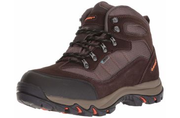 Image of Hi-Tec Skamania Mid WP Hiking Boots - Mens, Choc/Dk.Taupe/Orange, Medium, 8, 52122-M080