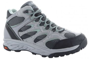Image of Hi-Tec V-Lite Wildfire Mid I WP Hiking Boots - Womens, Cool Grey/Graphite/Iceberg Green, Medium, 5, 23108-M050