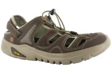 Image of Walk-Lite Shandal - Mens-Dark Chocolate/Burnt Orange-Medium-9