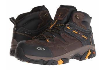 Image of Hi-Tec X-T Forge Elite Mid Wp360 Ct Wide Hiking Boots - Mens, Chocolate/Core Gold, Wide, 8, 57040W-W080