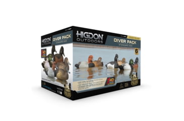 Image of Higdon Outdoors 19994 Standard Diver Pack Foam Filled Floaters Multi Color Bluebil