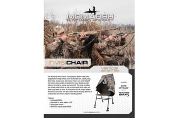 Image of Higdon Outdoors 31518 Invisi-Chair Optifade Marsh Camo