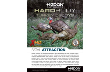 Image of Higdon Outdoors Hard Body Laydown Hen Turkey Decoy, 63133