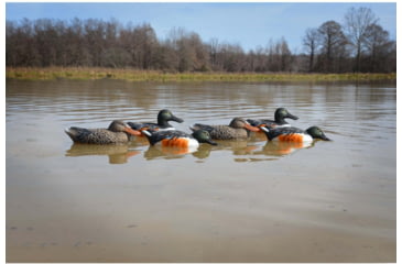 Image of Higdon Outdoors Standard Shoveler Pack, Multi Color, Foam Filled, 6 Pack, 19963